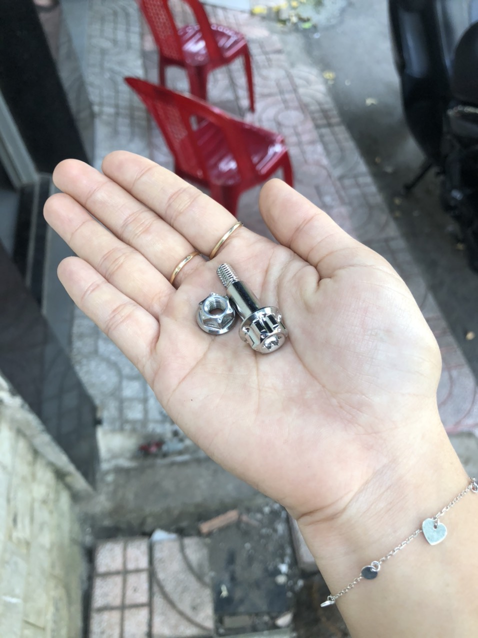 [HCM]ỐC TAY THẮNG INOX SALAYA
