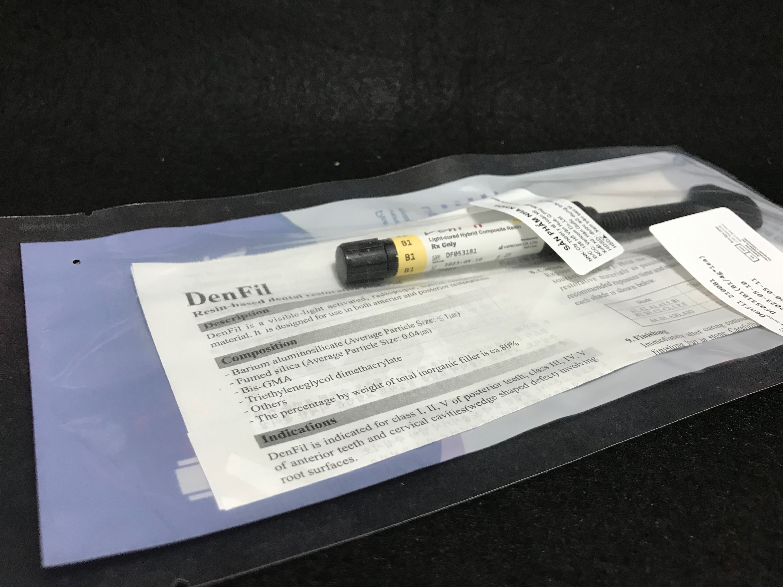[HCM]Composite đặc B1 A1 A2 A3 A35 A4/ lỏng Denfil 2g - Màu A2 A3 A35