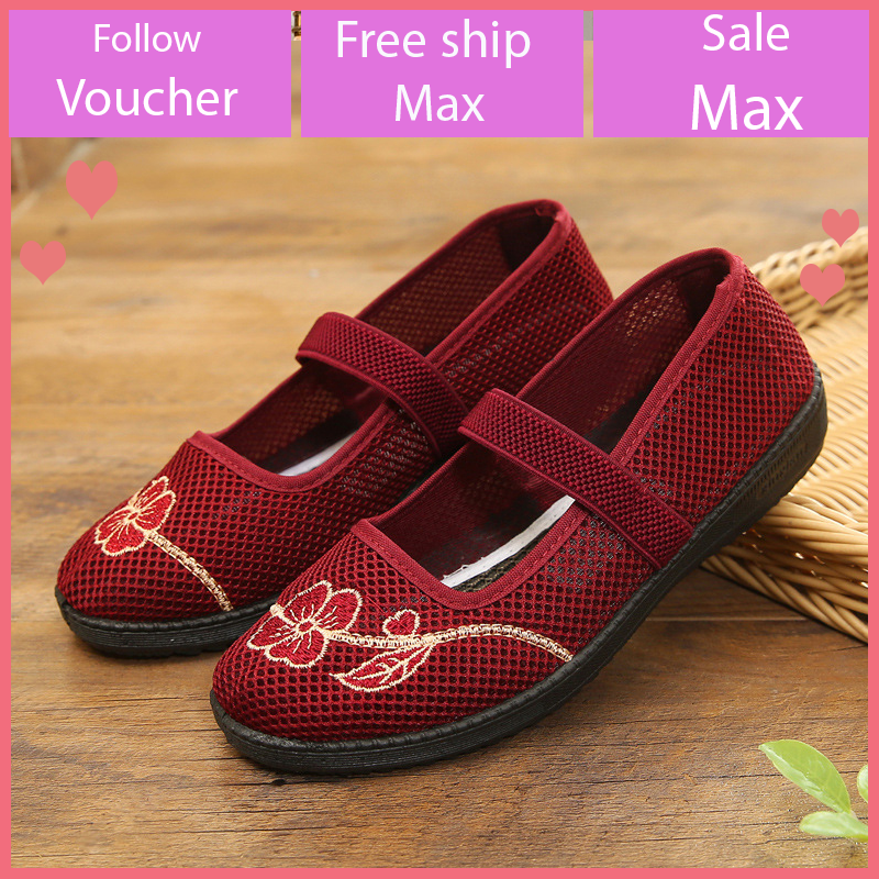 Giày búp bê nữ đế bằng 2cm thời trang đi bộ thoáng khi cực êm chân V252