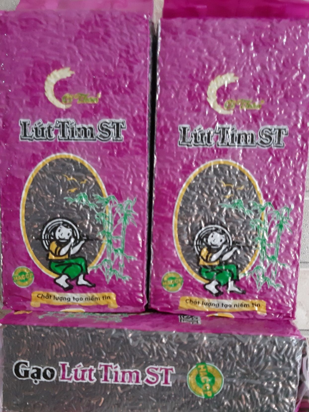 Gạo lứt tím ST