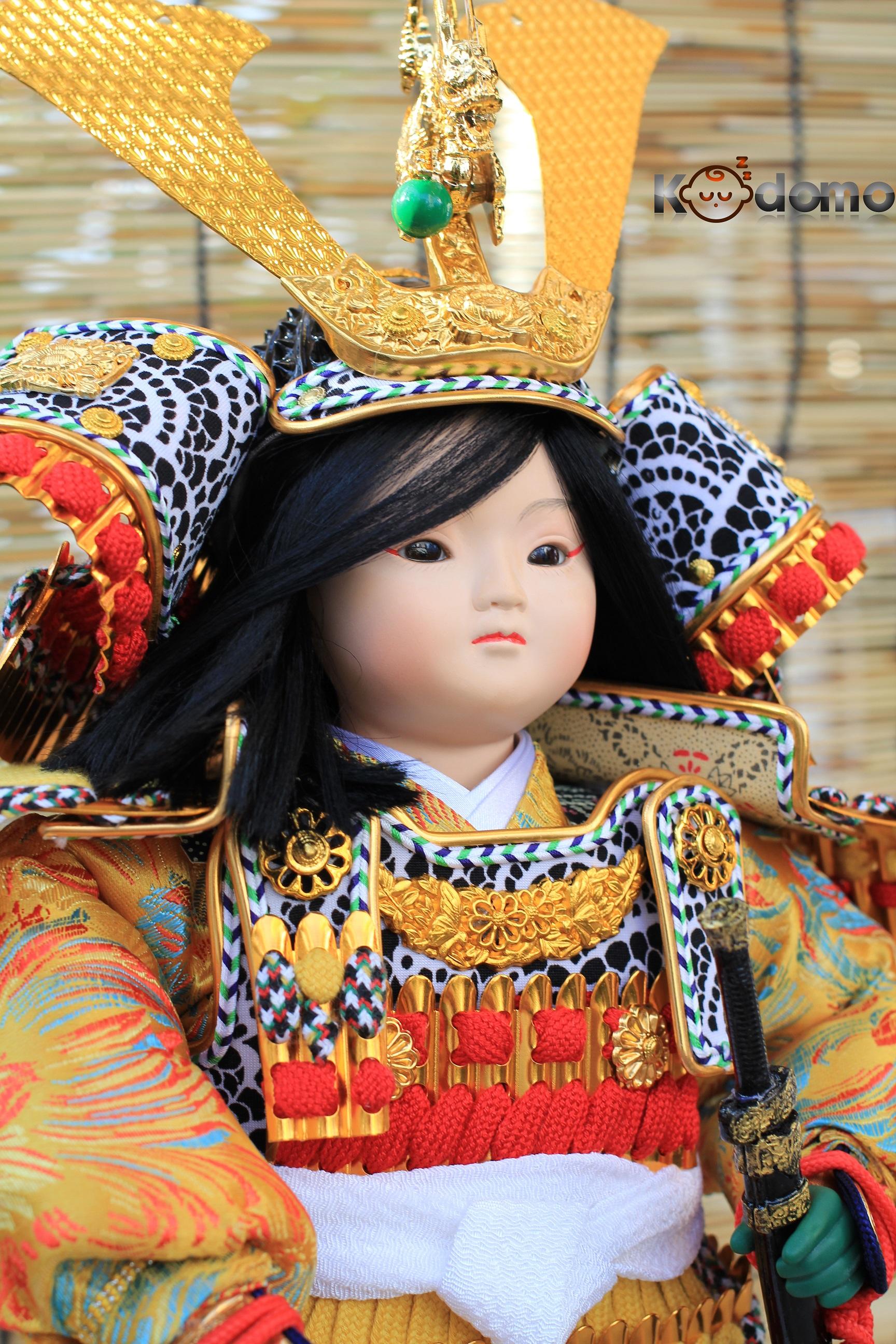 búp bê nhật bản , búp bê samurai , áo giáp samurai , nón giáp samurai