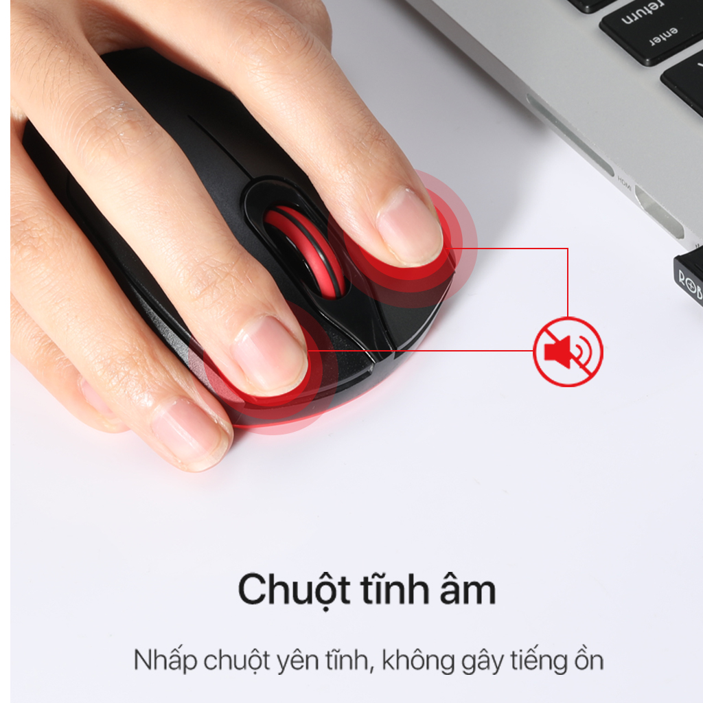 Chuột không dây Robot M310 tĩnh âm thiết kế silent nhấp im lặng kết nối usb nhỏ gọn tiện dụng vừa vặn bàn tay độ chính xác cao cho máy tính xách tay laptop pc dạy online học online