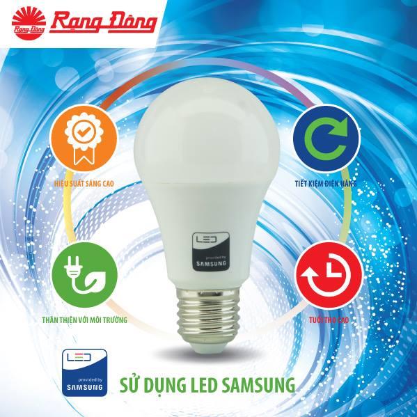 Bóng đèn LED bulb 7W Rạng Đông - SAMSUNG ChipLED