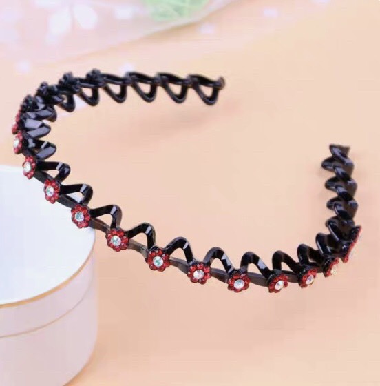 Bờm Cài Tóc Gợn Sóng Đính Đá Tạo Độ Phồng Cho Tóc - phukienteen