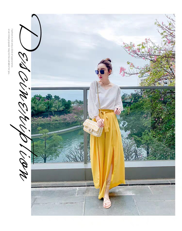Tp01 split sleeve + baggy pants set