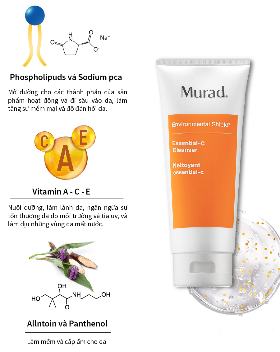 SỮA RỬA MẶT ESSENTIAL C MURAD