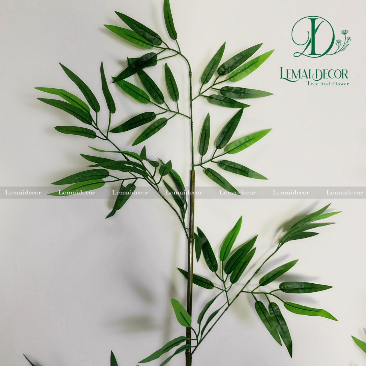 Set 10 cây trúc lá lụa nhiều lá giả độ cao 120cm