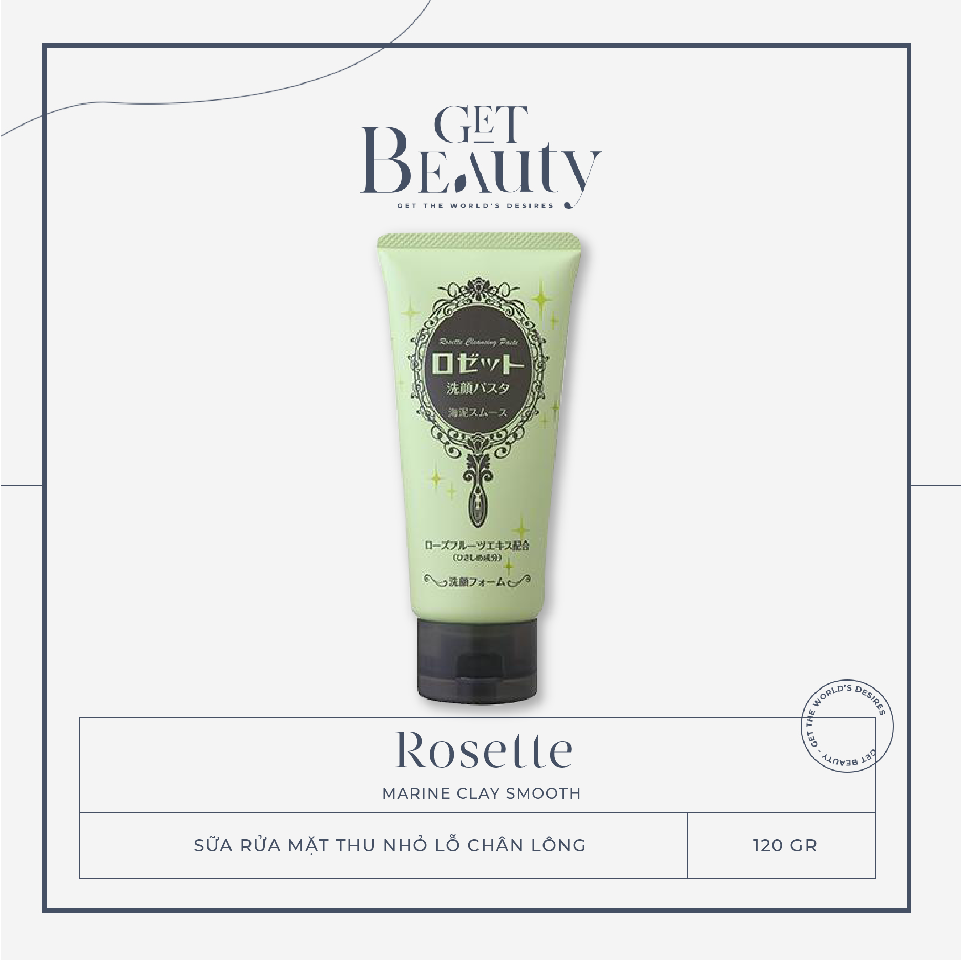 [HCM]SỮA RỬA MẶT ROSETTE FACE WASH 120G