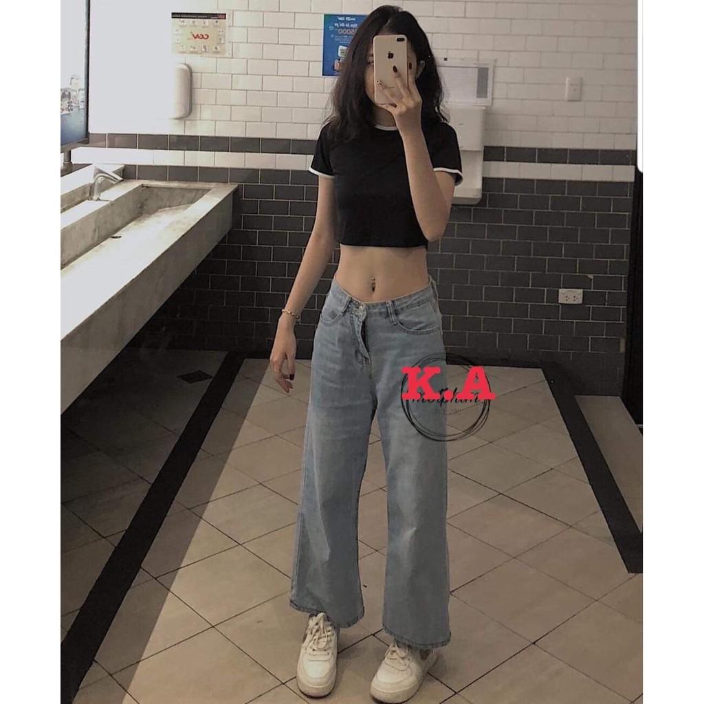 Áo croptop body cổ viền KAN0319