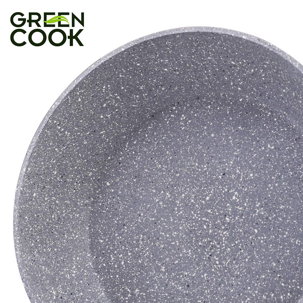 Chảo sâu đáy từ vân đá chống dính Green Cook