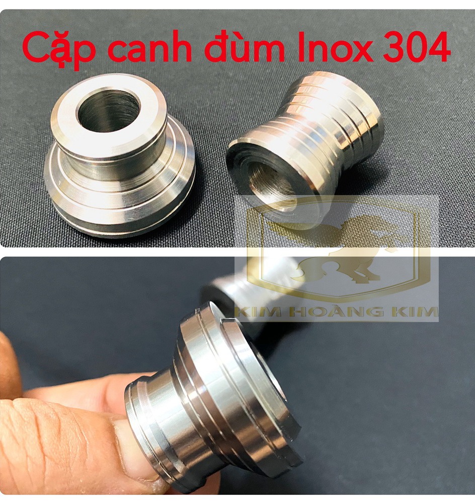 Canh đùm Inox 304 1 cặp trước sau gắn Wave,Dream.....Đúng Inox 304 bóng đẹp
