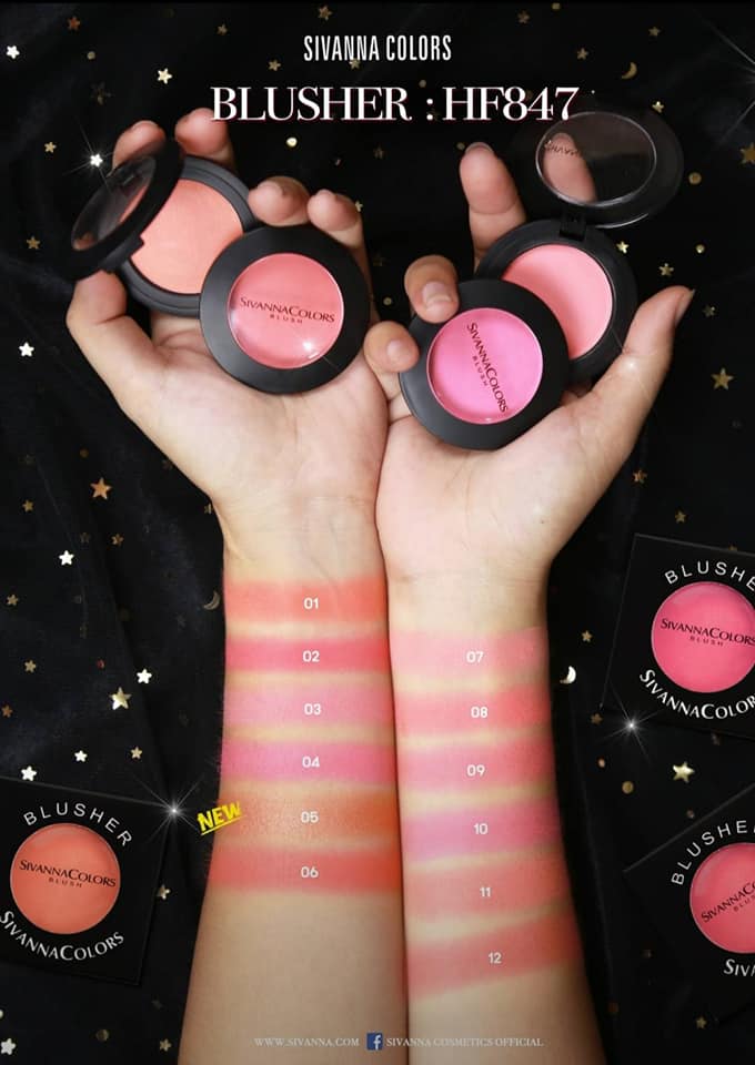 Phấn Má Hồng Sivanna Colors Blusher 847