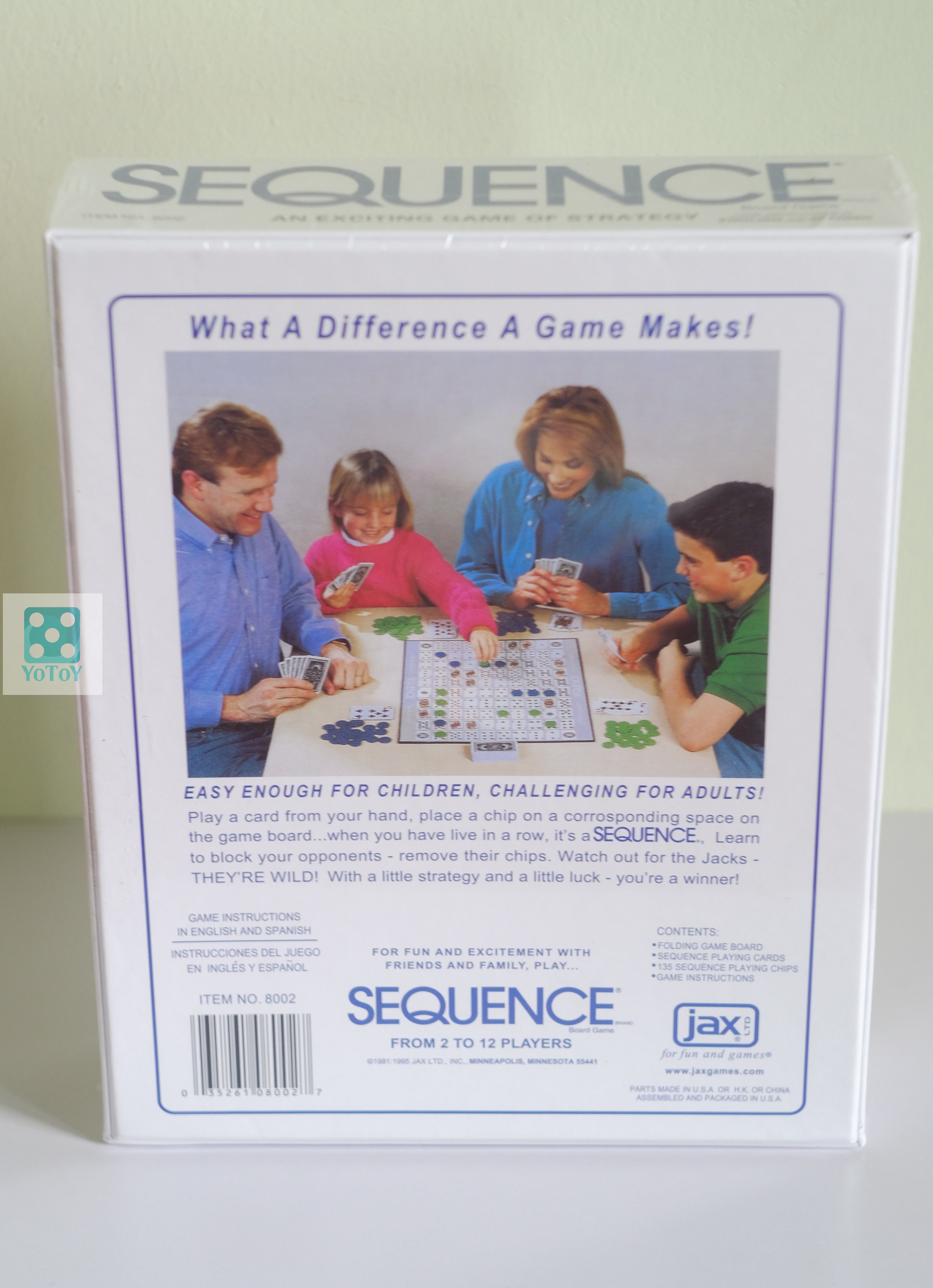 Sequence boardgame bộ trò chơi giải trí hấp dẫn chất lượng (bản tiếng Anh)