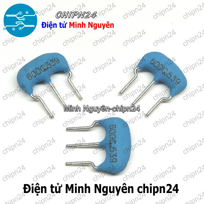 [3 con] (K340) Thạch anh 3 chân 6M (dùng cho máy giặt, điều hòa 6MHz) - HH006055