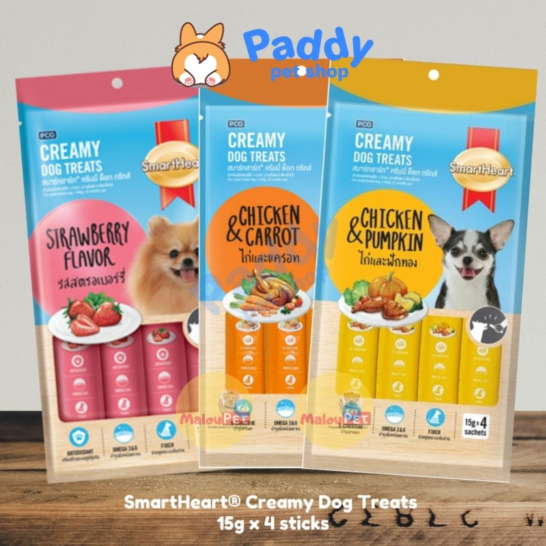 Súp Thưởng SmartHeart Creamy Cho Chó Mọi Lứa Tuổi