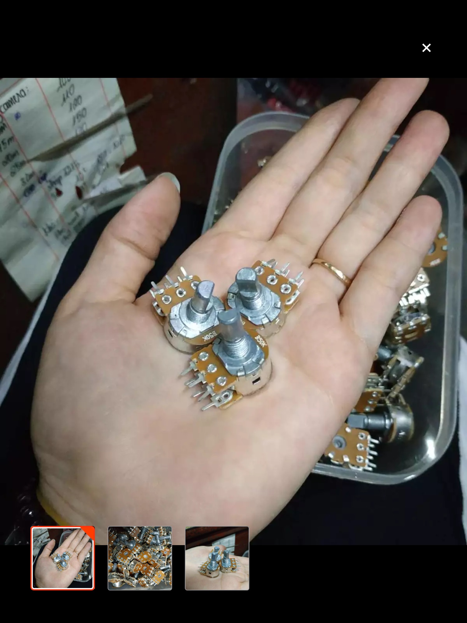 10 Chiết áp 50k kép vát