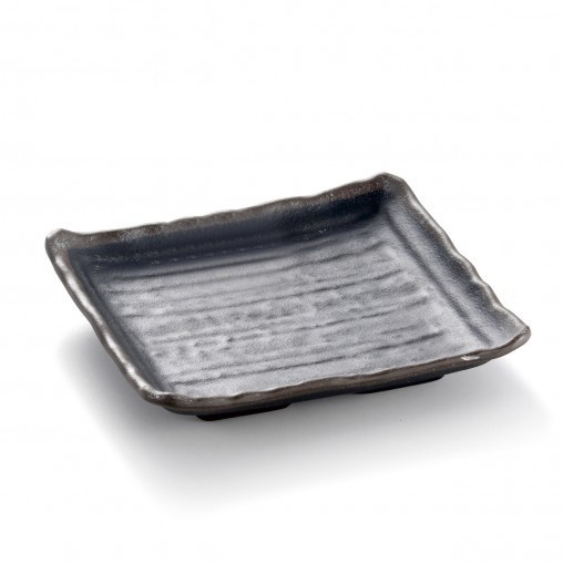 Đĩa Vuông vân đá để thịt kiểu Hàn Quốc Cạnh 18cm 416930