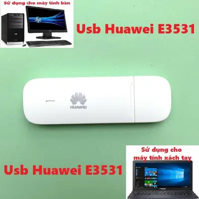 USB 3G DCOM HUAWEI E3531 CAO CẤP TỐC ĐỘ 21,6Mb - Dcom huawei hỗ trợ đổi ip mạng tốt nhất