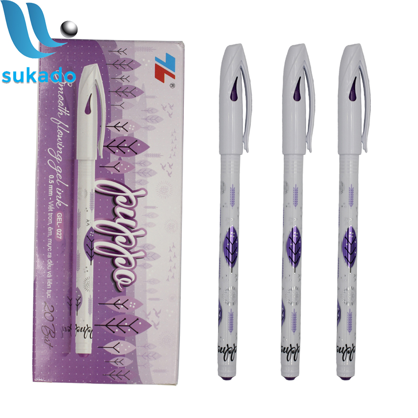 Bút gel thiên long gel-012 doraemon màu tím sukado