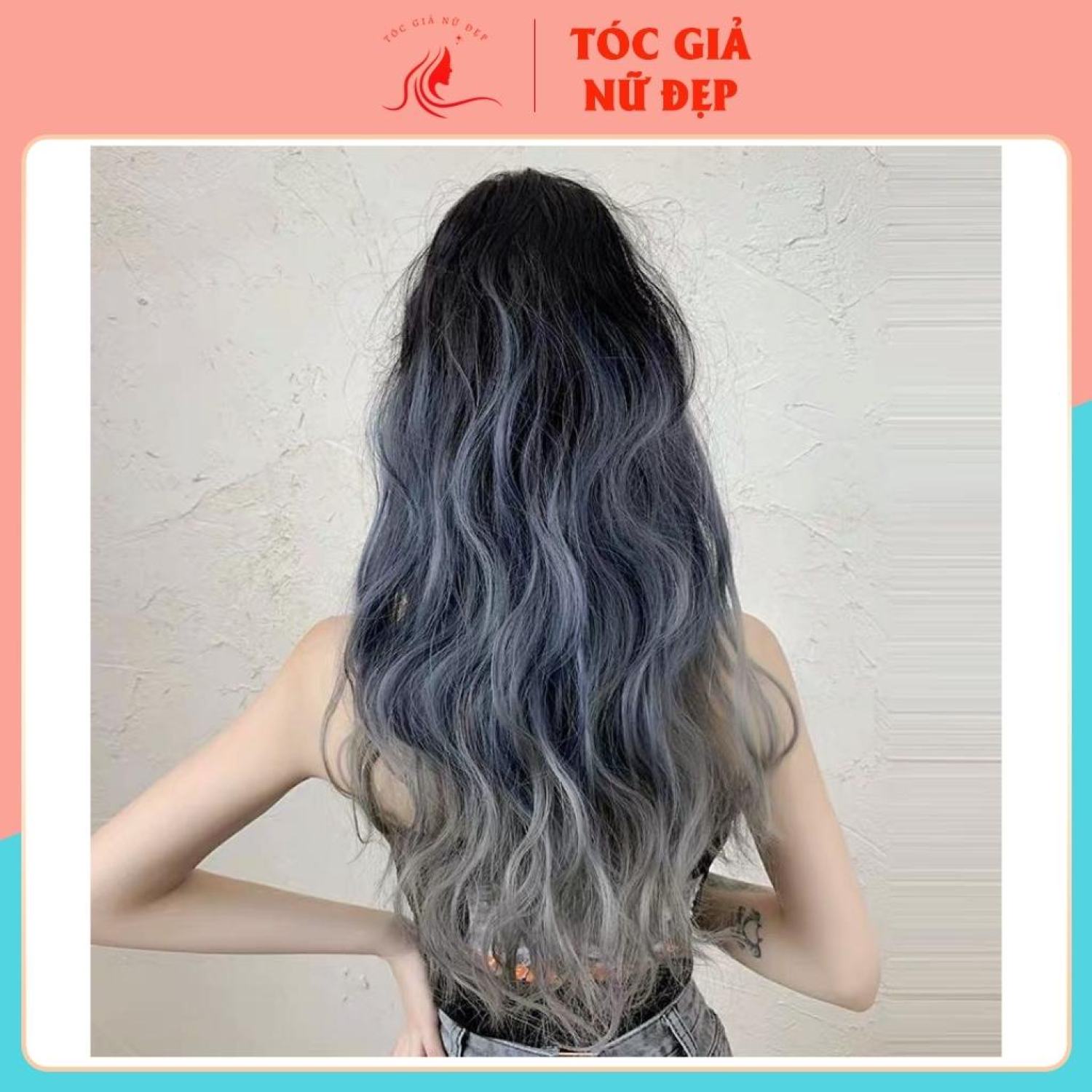 Tóc giả ngoặm xù n42 omber 3 màu