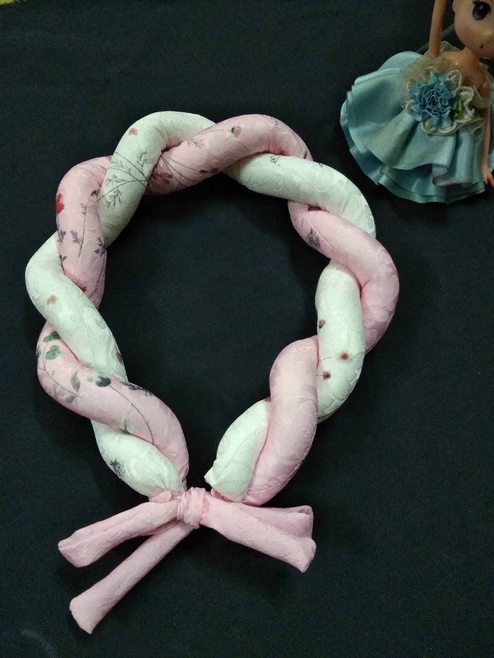 Mấn đội áo dài handmade