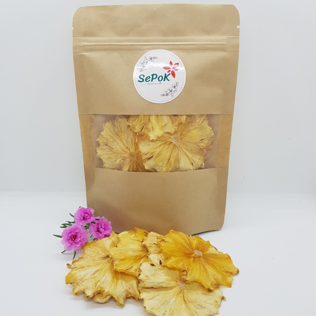 Dứa(Thơm/Khóm) sấy khô 100g-SePok