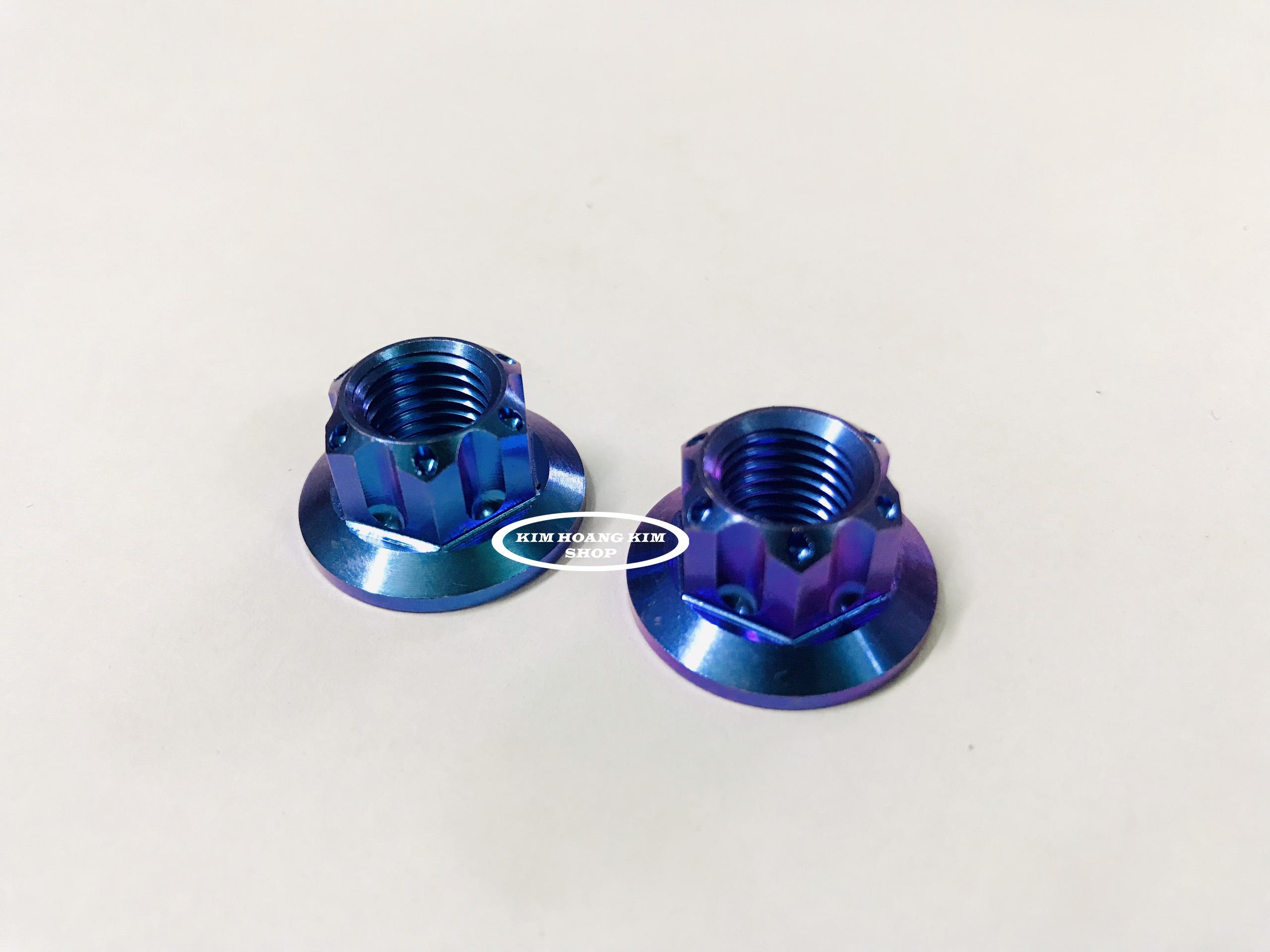 2 Ốc Tán TiTan GR5 6Li Xanh Tím (100%Titan)