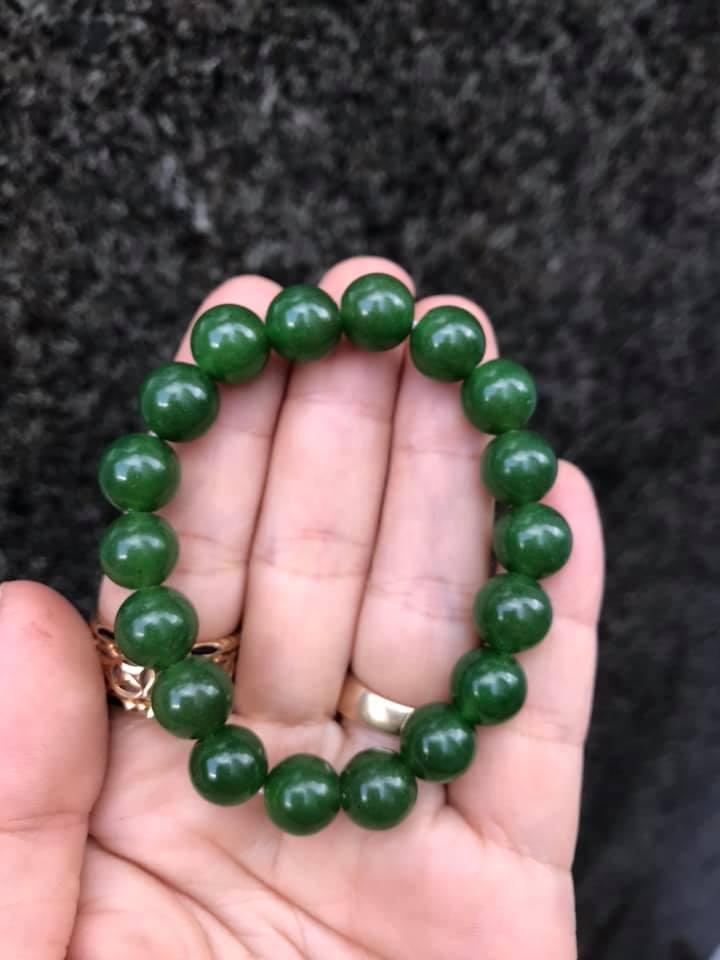 [HCM]VÒNG TAY ĐÁ PHẬT  NGỌC 8LY-10LY