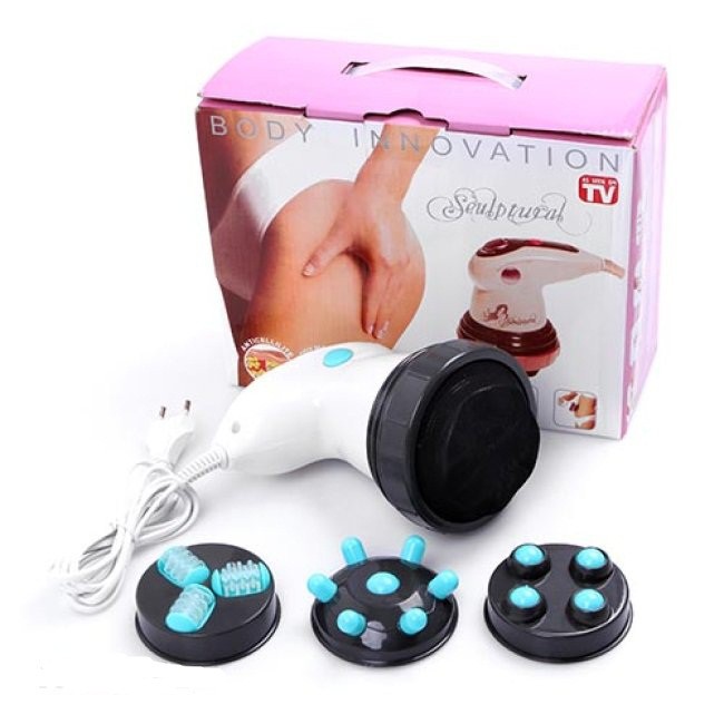 [HCM]Máy massage cầm tay Body Innovation MA-118 là dòng máy massage toàn thân 4 trong 1 với 4 đầu massage độc đáo Máy massage Body Innovation MA-118