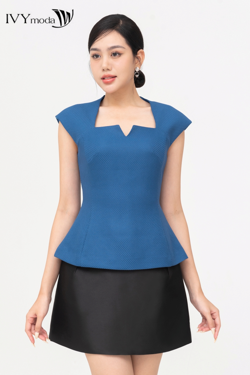 Áo twill cổ kiểu ivy moda ms 16b9590