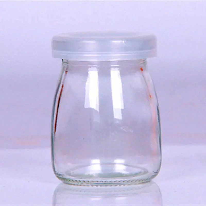 (Bao Hài Lòng) Bộ 12 Hũ Thủy Tinh CẨM ĐẠT Cao Cấp Có Nắp 100ml (làm sữa chua,yaourt,kem,bánh hoặc trữ sữa mẹ...)