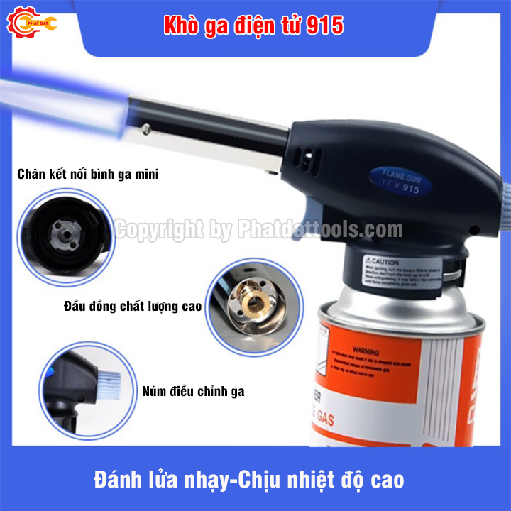 Đầu khò ga tự bật 915-Khò béo