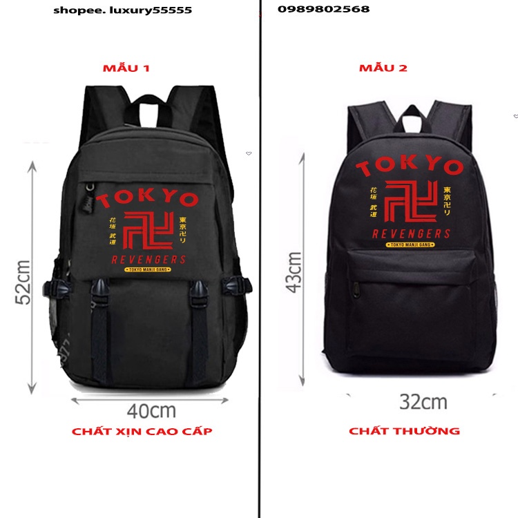 Giá xưởng balo đi học tokyo revengers merch tokyo revengers
