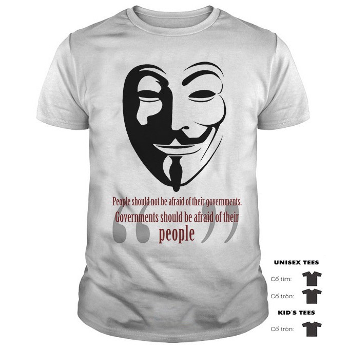 [HCM][SIÊU PHẨM] Áo Thun Hacker Anonymous Cực Chất | Hàng Bao Đẹp | Hacker Anonymous Tshirt