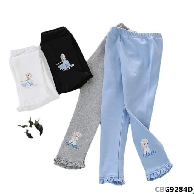Quần legging thun cotton 4 chiều Elsa cho bé gái