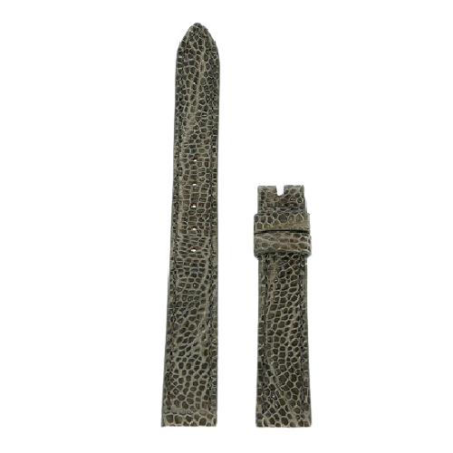Dây đồng hồ da đà điểu size nhỏ 12, 14 màu xanh rêu HK8429