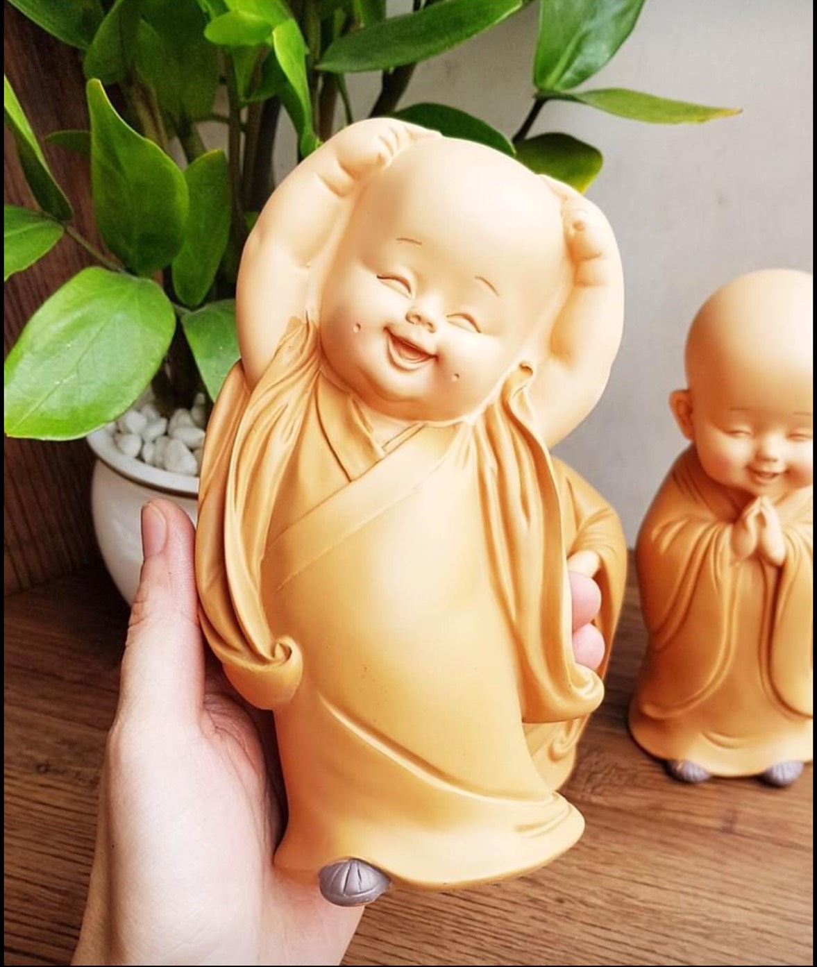 Bộ 3 chú tiểu vàng 16,5cm