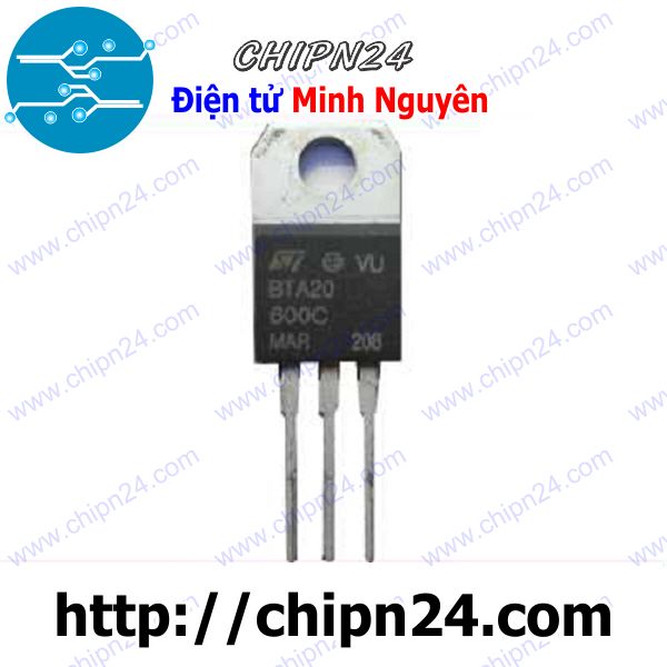 Triac scr bta20-600b to-220 20a 600v