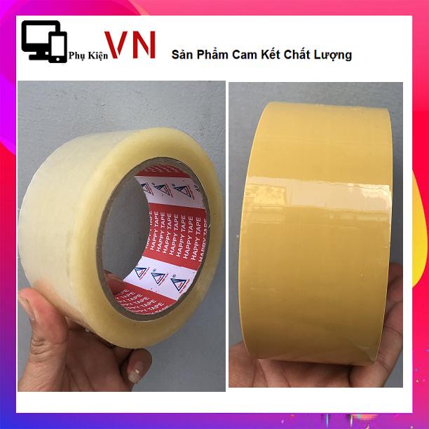 Cuộn Băng Keo Trong - Vàng Đóng Hàng Loại 100Ya