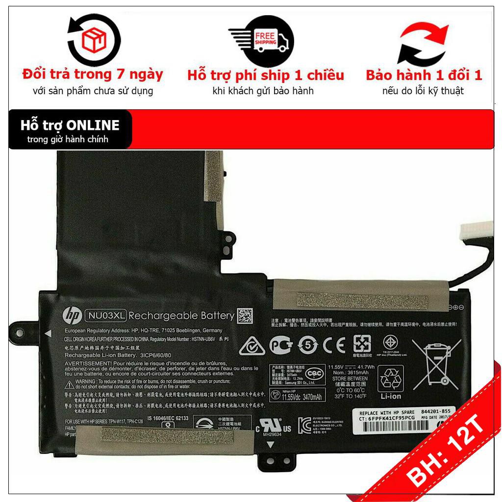 Pin laptop hp pavilion x360 11-u series hp pavilion x360 11-ab009la mã pin nu03xl có video thực tế