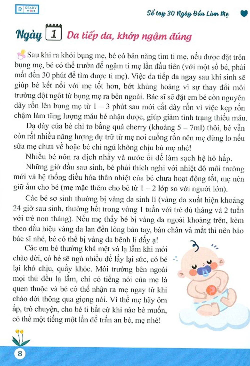 Sổ Tay 30 Ngày Đầu Làm Mẹ