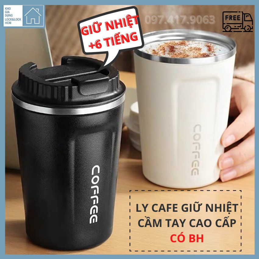 [Giữ nhiệt 8-12h] Cốc giữ nhiệt Coffee Holic 500ml