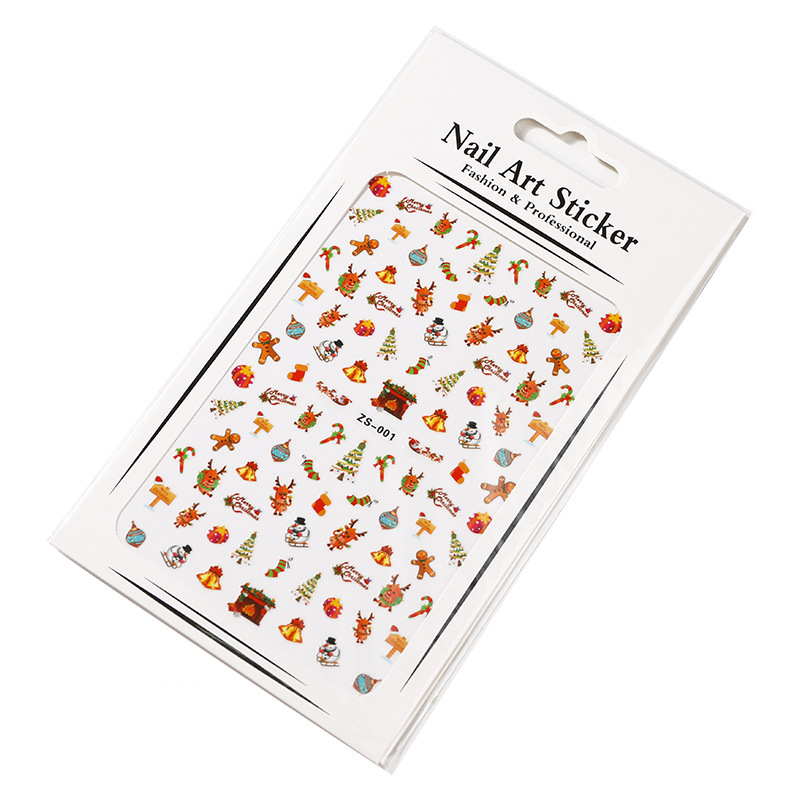 Sticker Trang Trí Móng Noel Siêu Đẹp ZS03