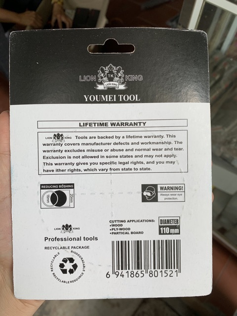 Lưỡi Cắt Gỗ 2 Chiều 110mm 40 răng