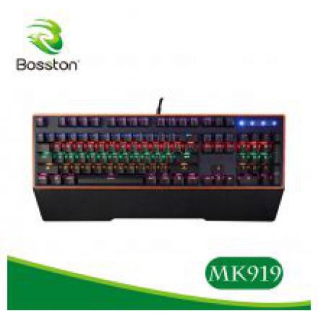 Bàn Phím Máy Vi Tính Bosston MK 919 Phím Cơ Led RGB Chuyên Game USB