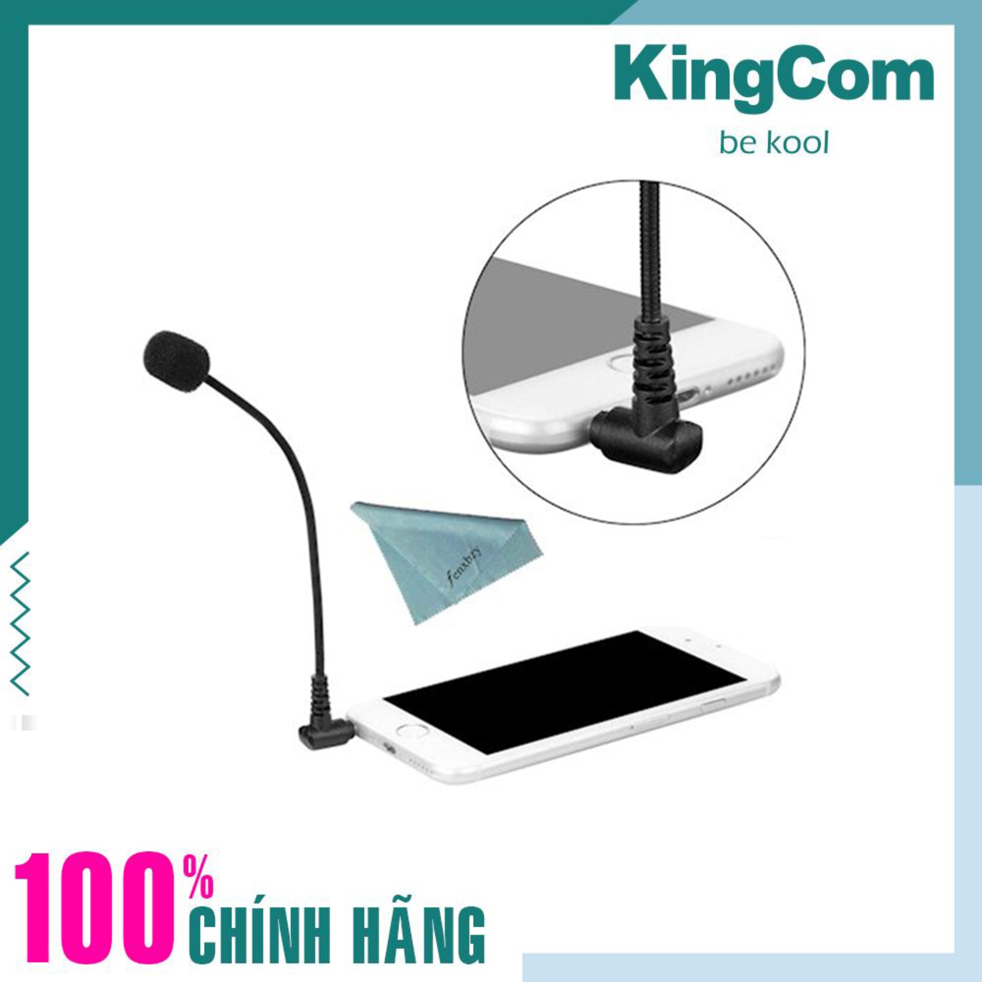Micro Thu Âm Chuyên Nghiệp BOYA Smartphone Microphone BY-UM4 (FB331)