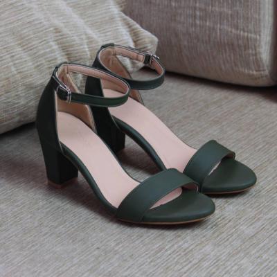 Giày cao gót sandal 5 phân quai bản CG0012