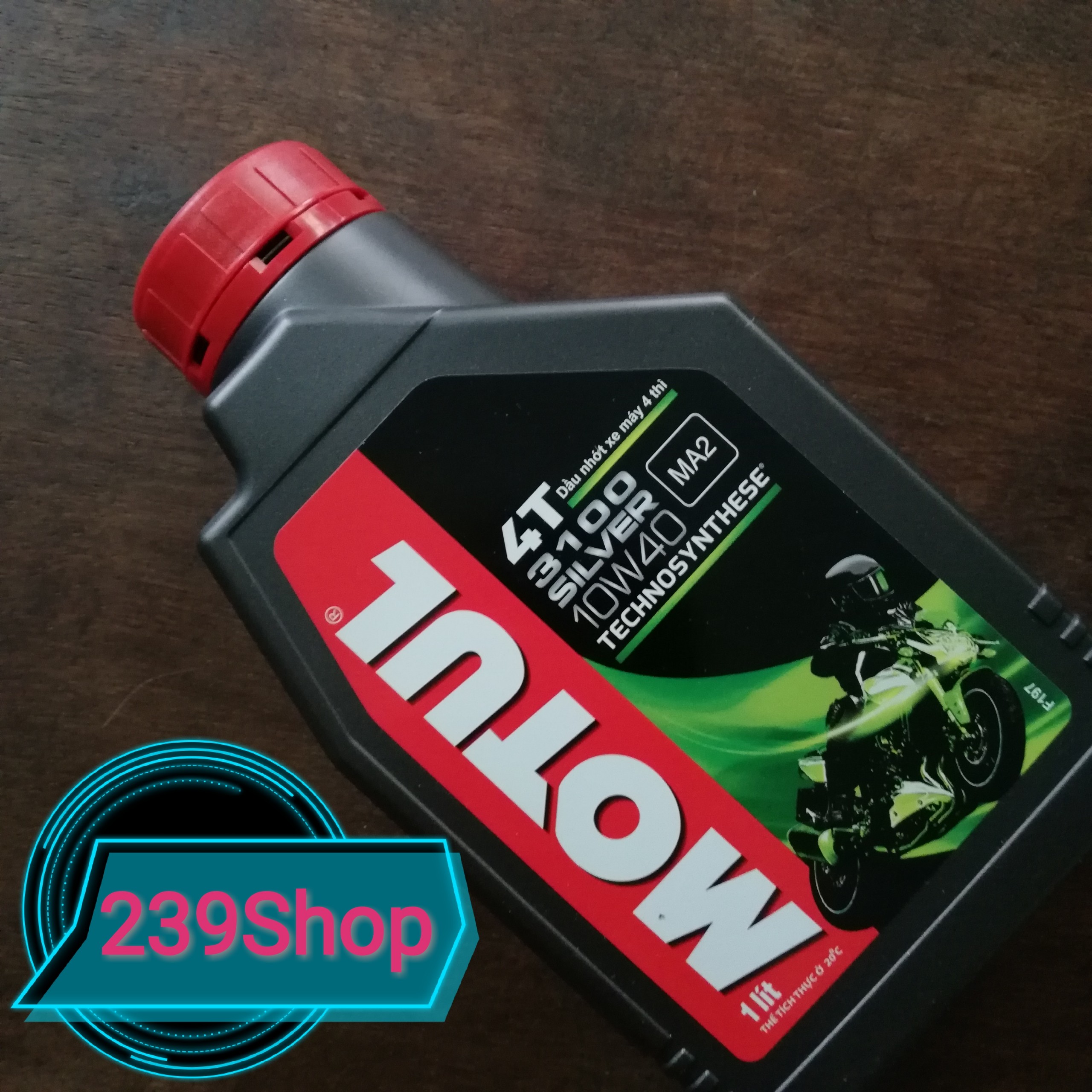 Nhớt xe số Motul 3100 Silver 10w40 1 Lít