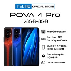 [Mở bán POVA 4 Pro 15.11] Điện thoại POVA Tecno POVA 4 PRO 8GB/128GB – Hàng Chính Hãng – MediaTek G99 – 6.6 inch- Bảo hành 13 Tháng