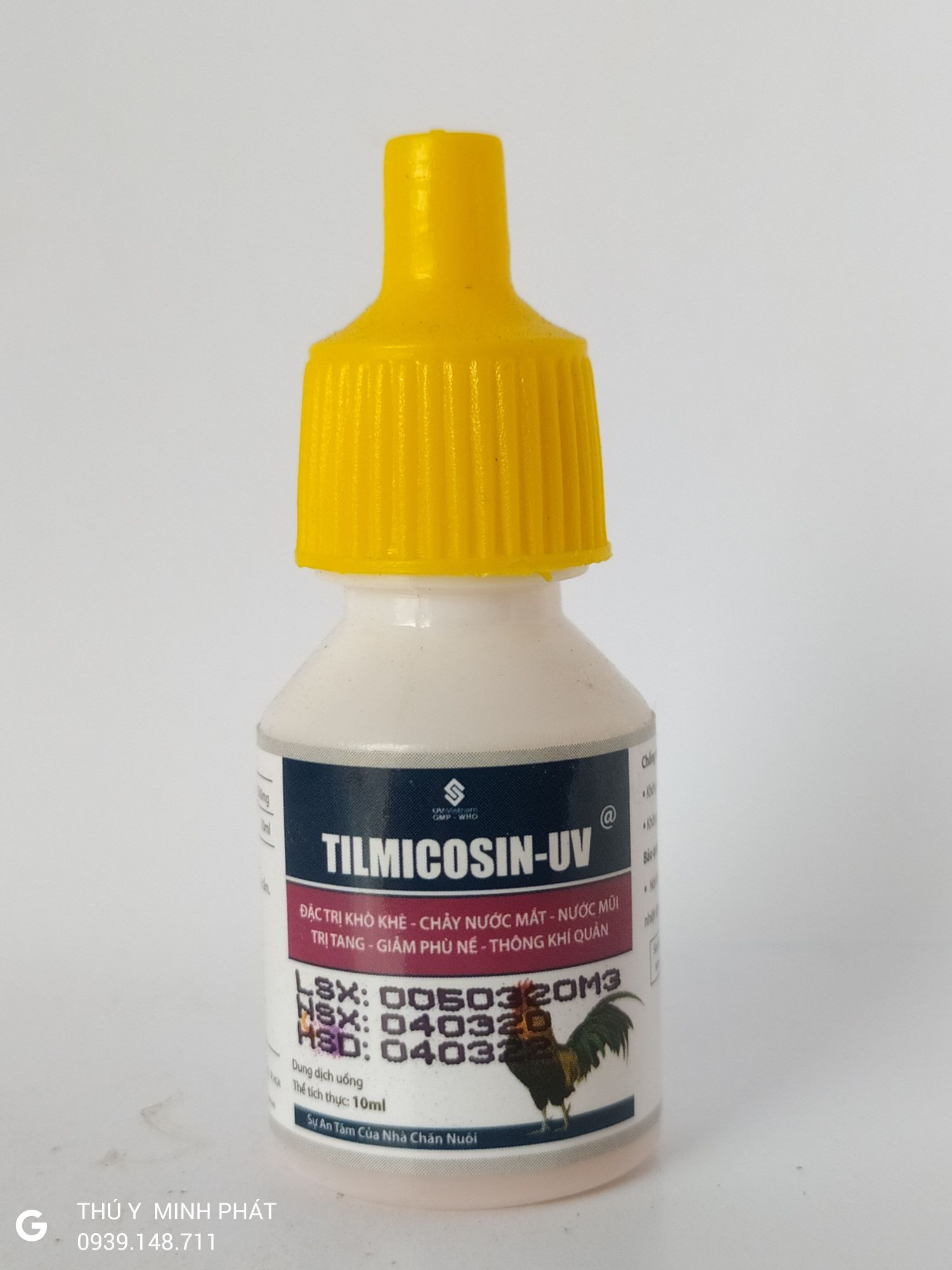 2 CHAI TILMICOSIN UV LỌ 10ML